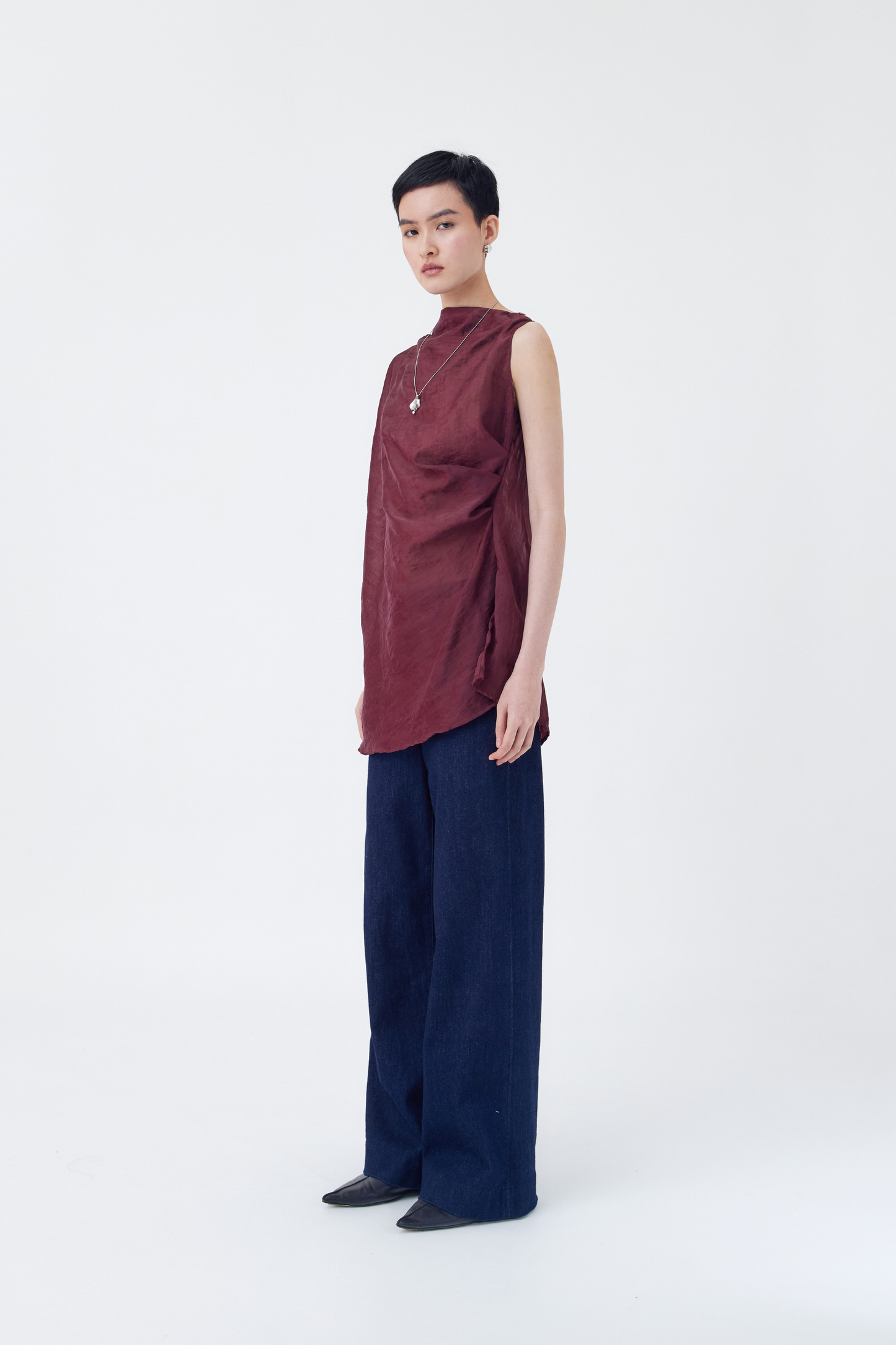 Nian Top - Maroon
