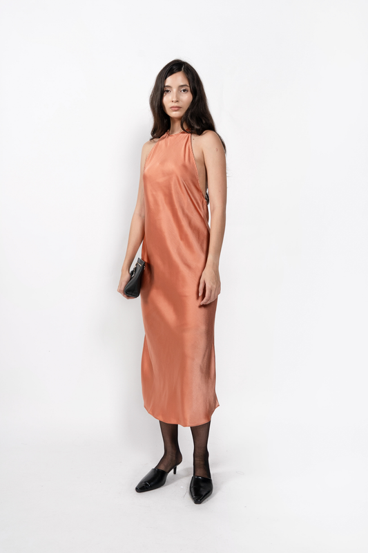 Odette Dress - Coral