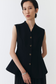 Pique Top - Black
