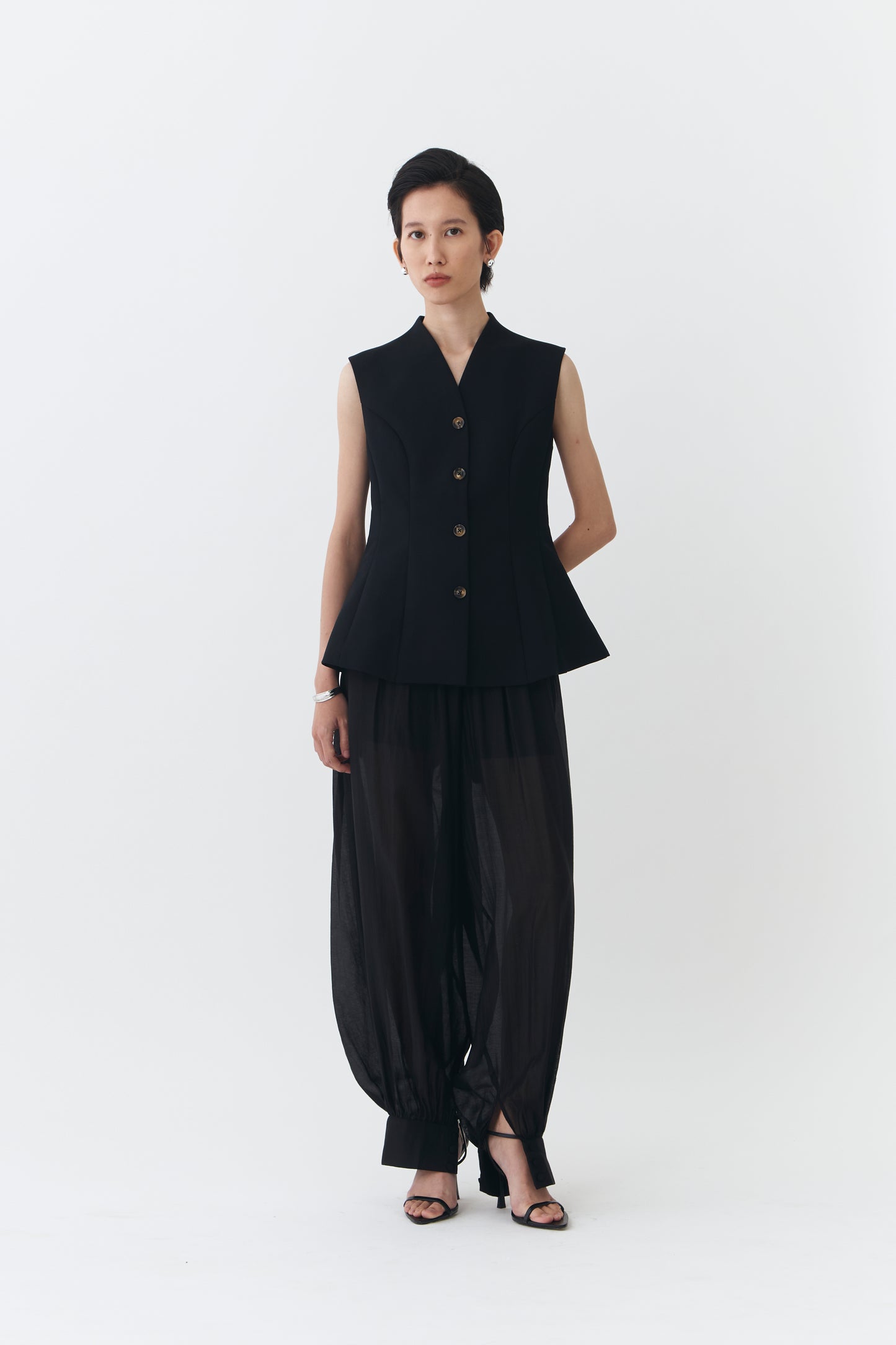 Pique Top - Black