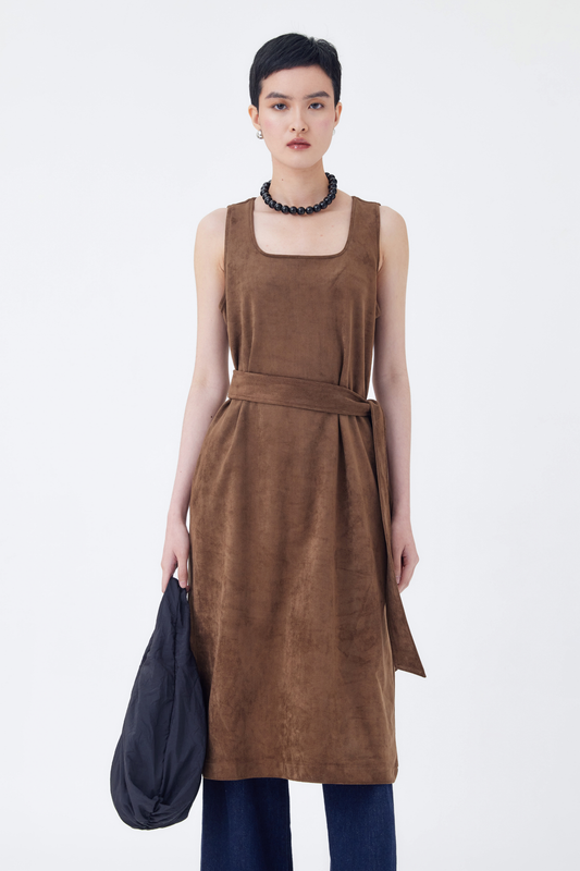 Prose Dress - Brown