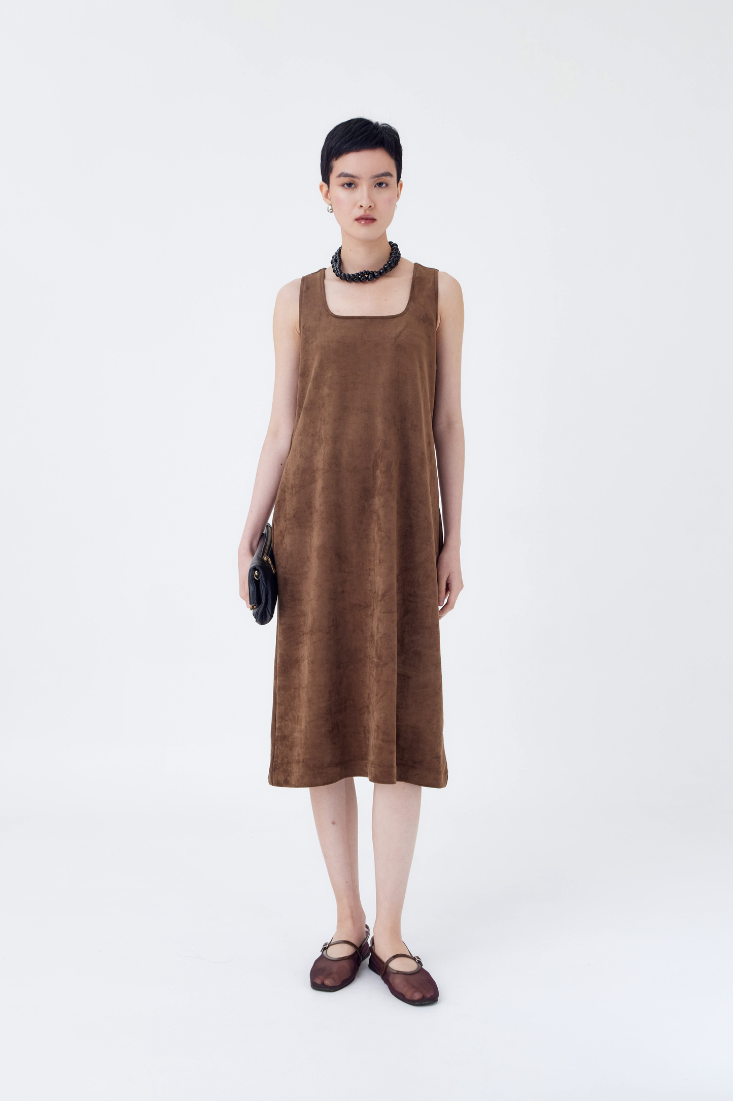 Prose Dress - Brown