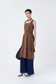 Prose Dress - Brown