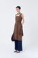 Prose Dress - Brown