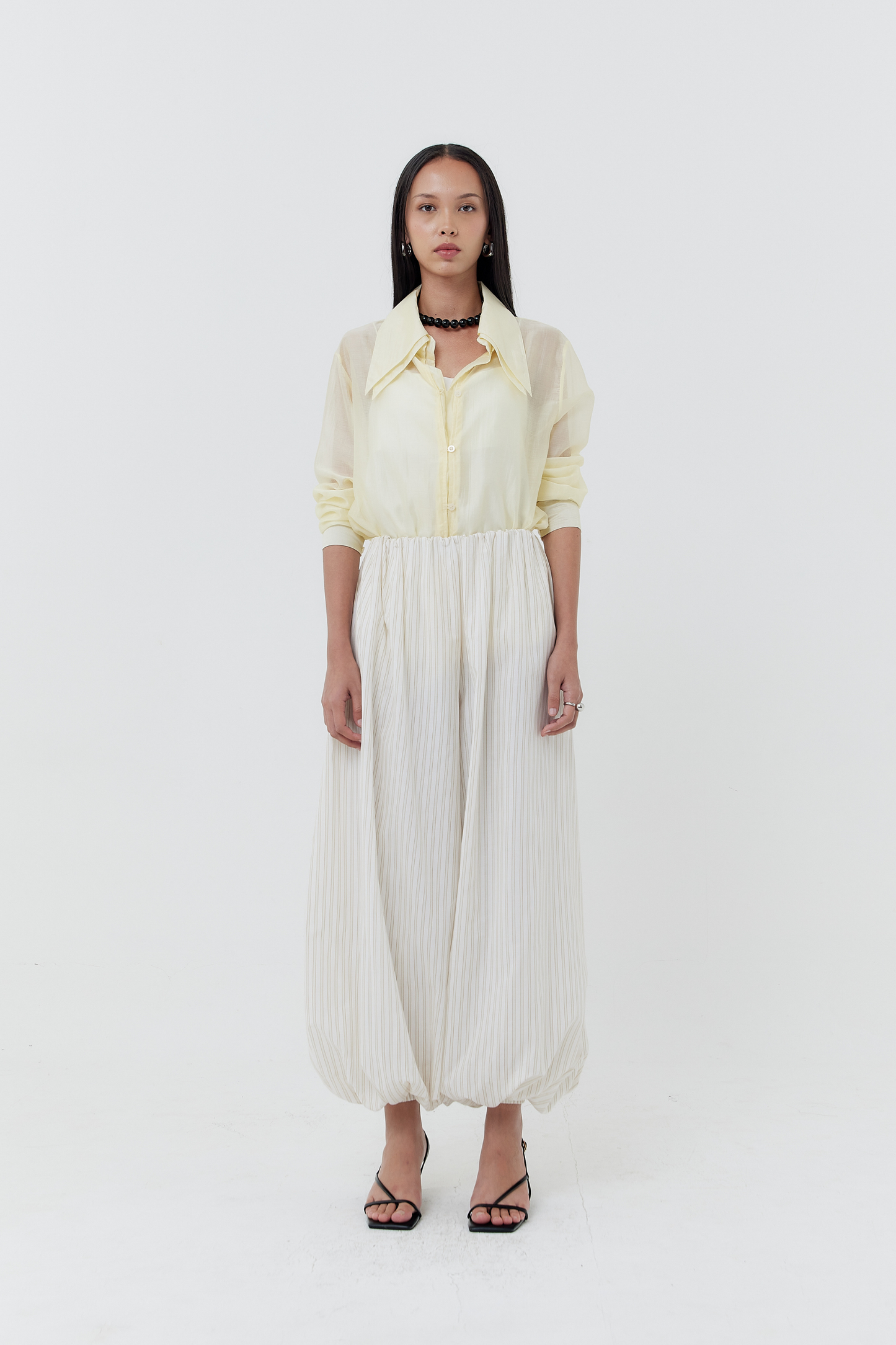 Regent Pants - Neutral Stripes