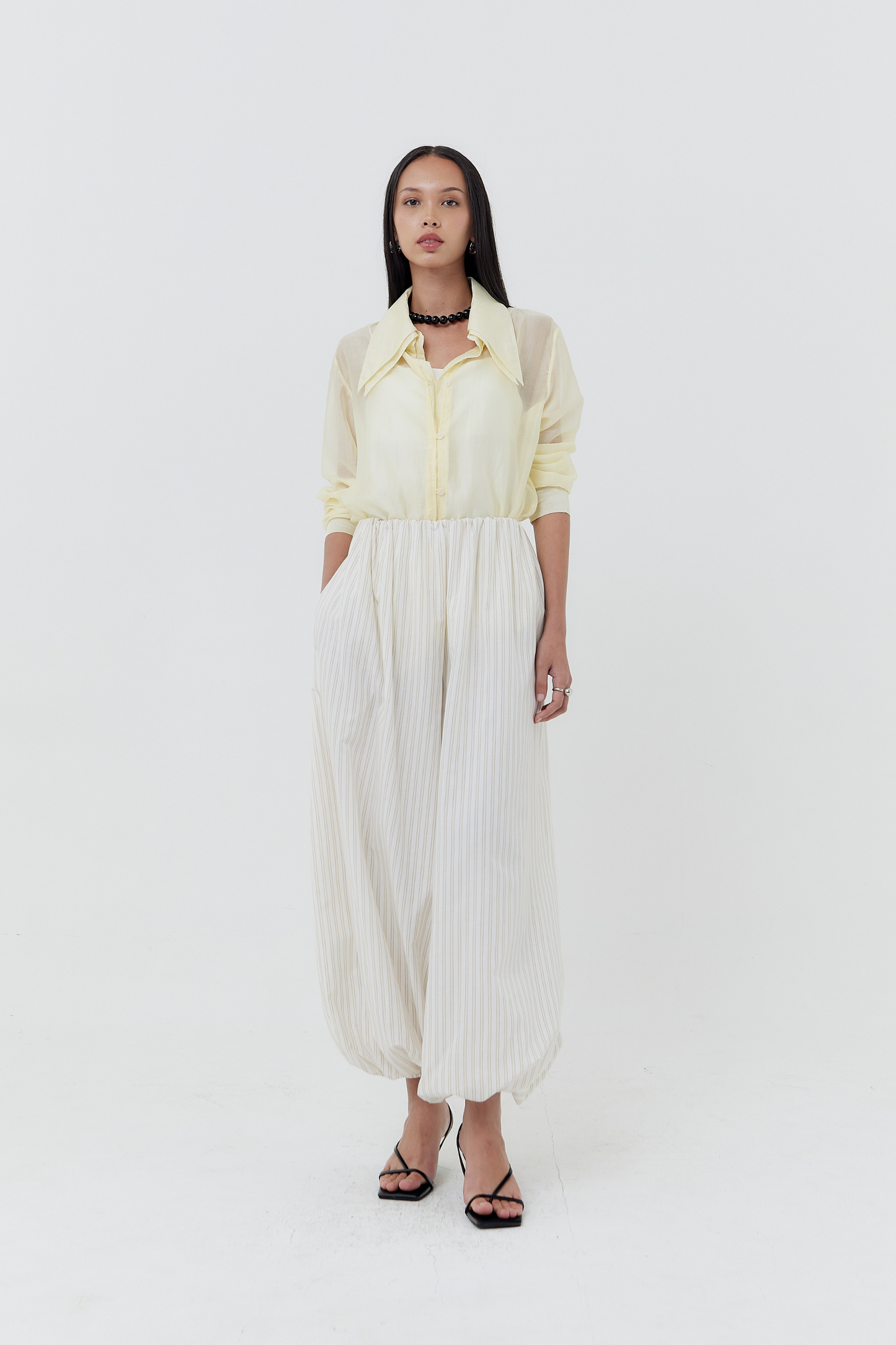 Regent Pants - Neutral Stripes
