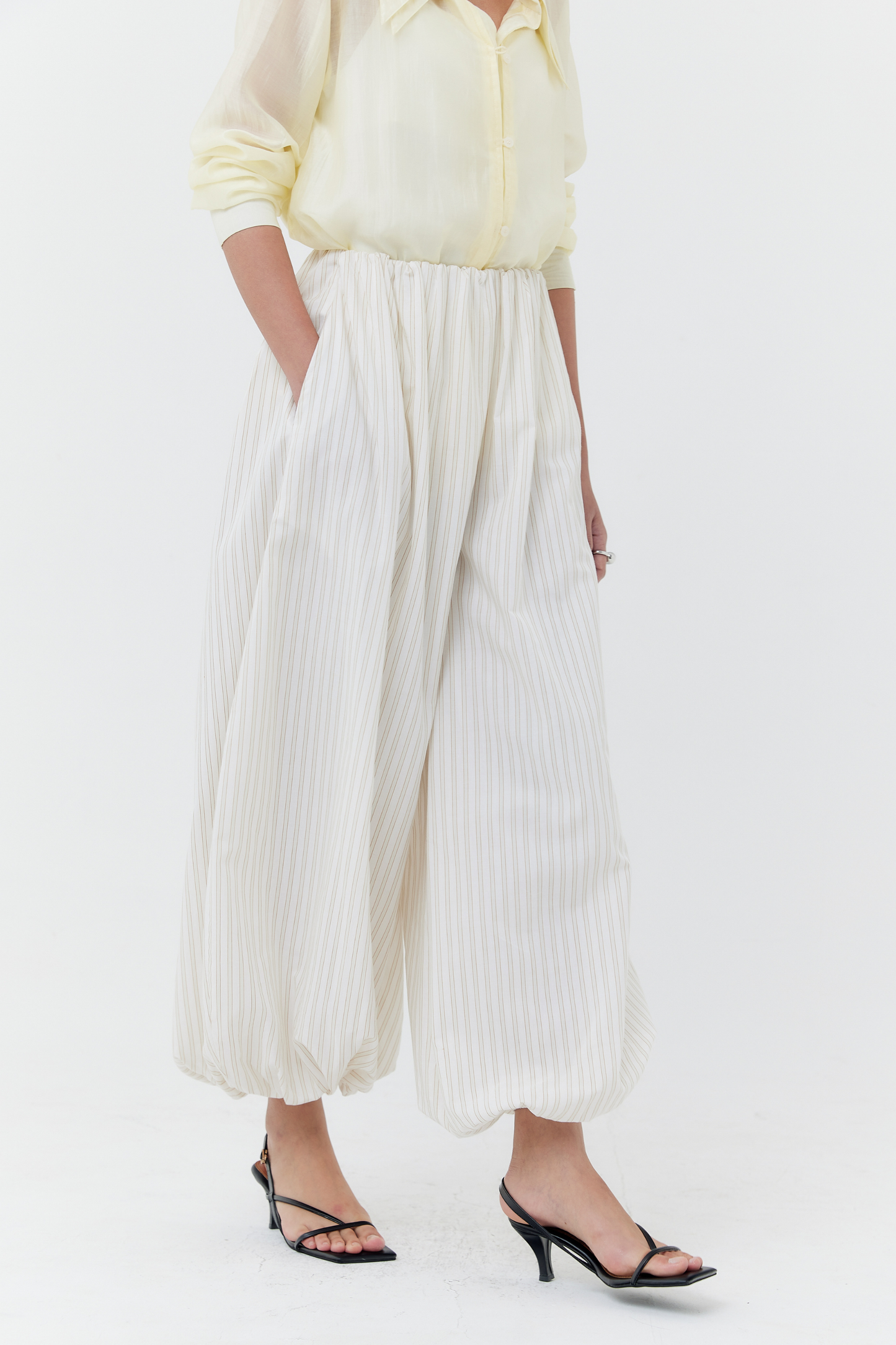 Regent Pants - Neutral Stripes