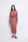 Sada Crinkle Dress - Brown
