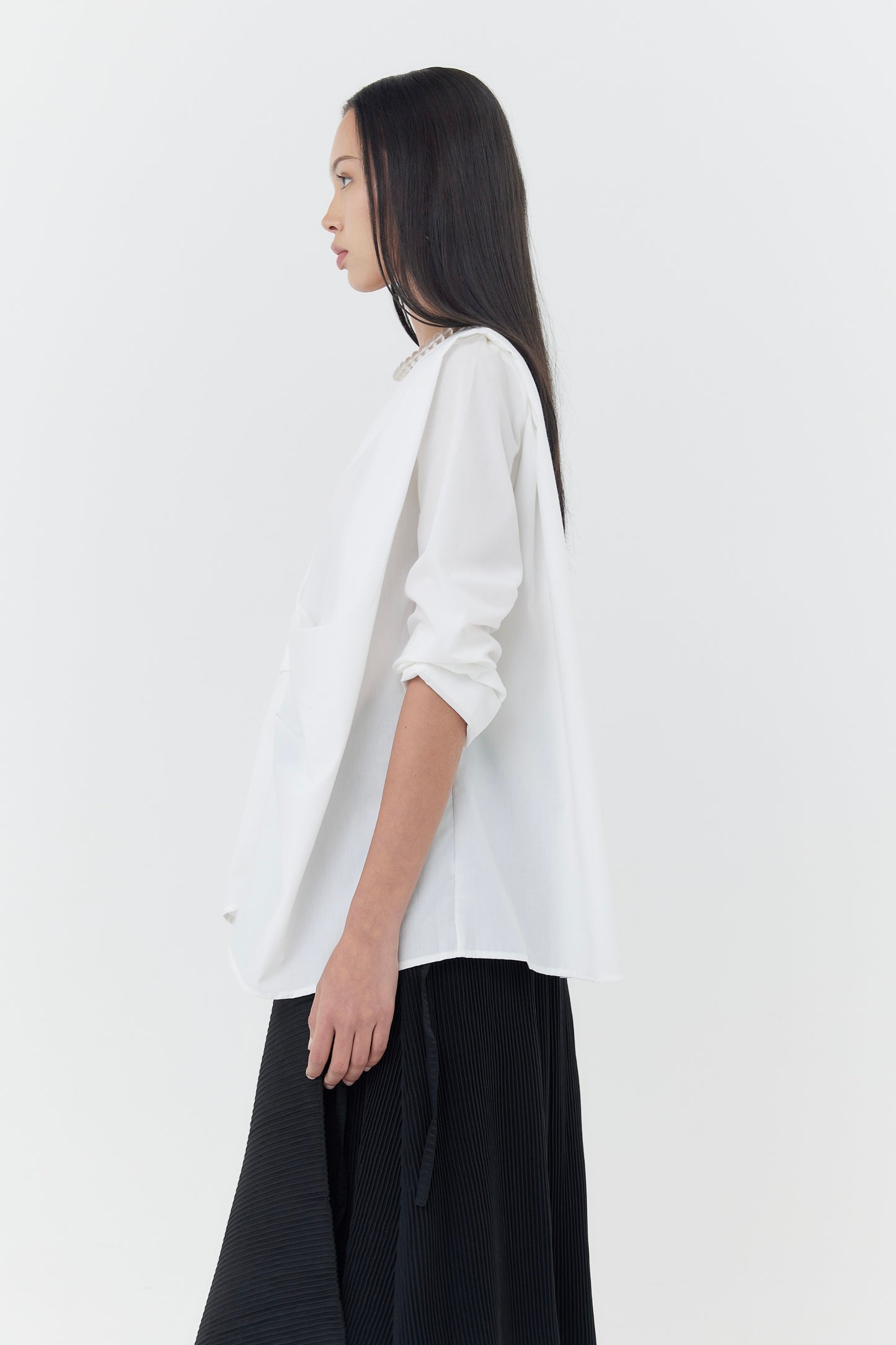 Siena Long Sleeves Top - Broken White