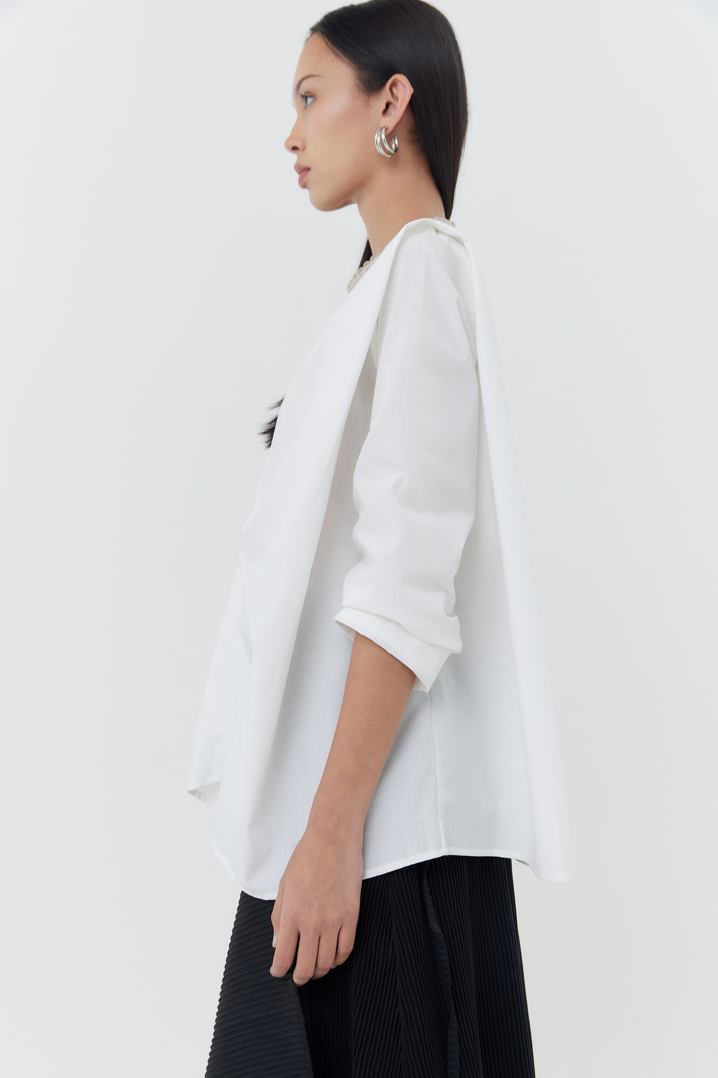 Siena Long Sleeves Top - Broken White