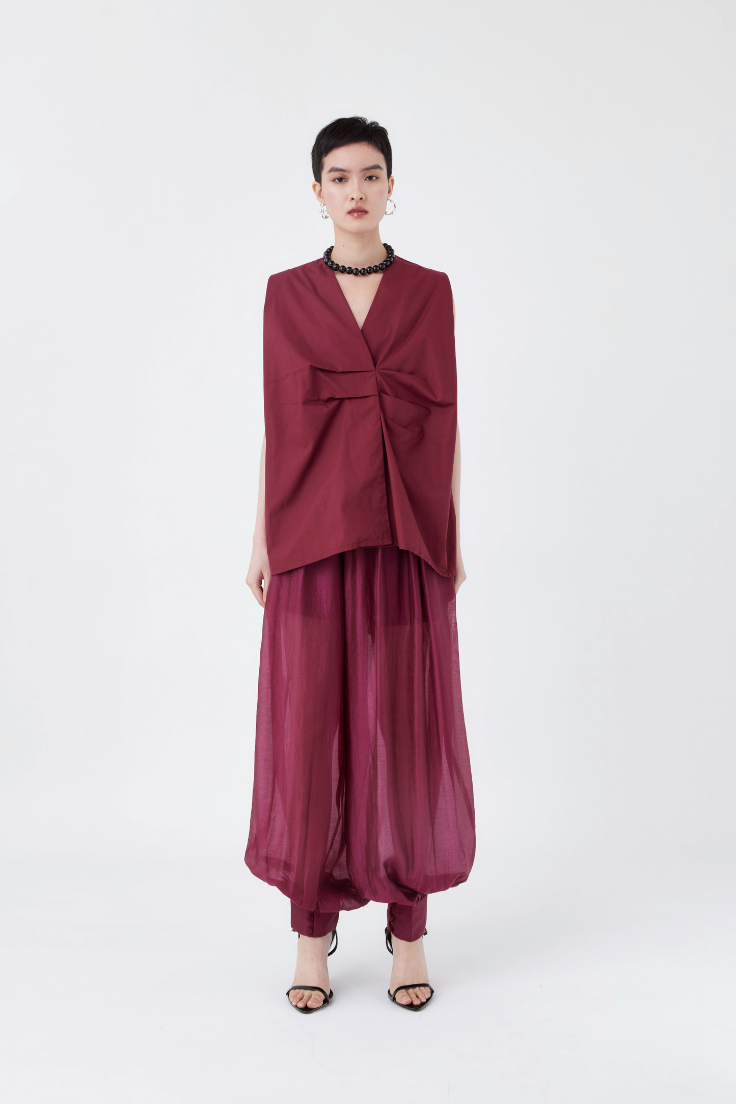Siena Top - Maroon