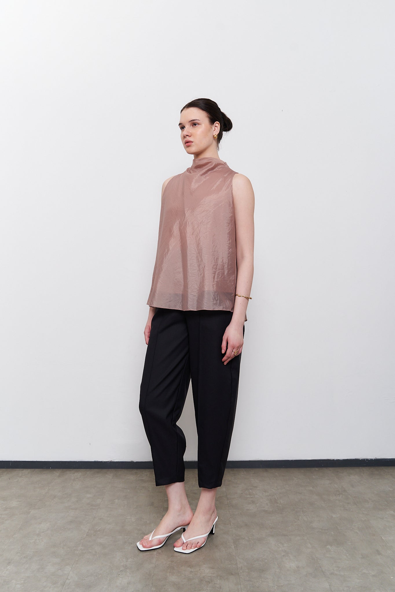 Sol Sheer Top - Taupe