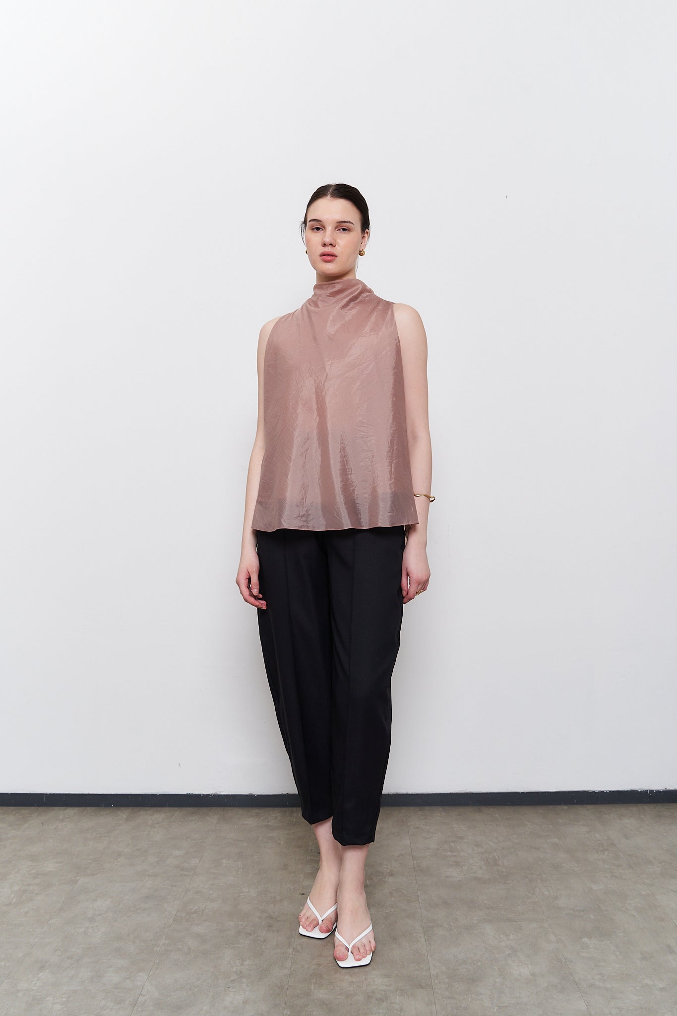 Sol Sheer Top - Taupe