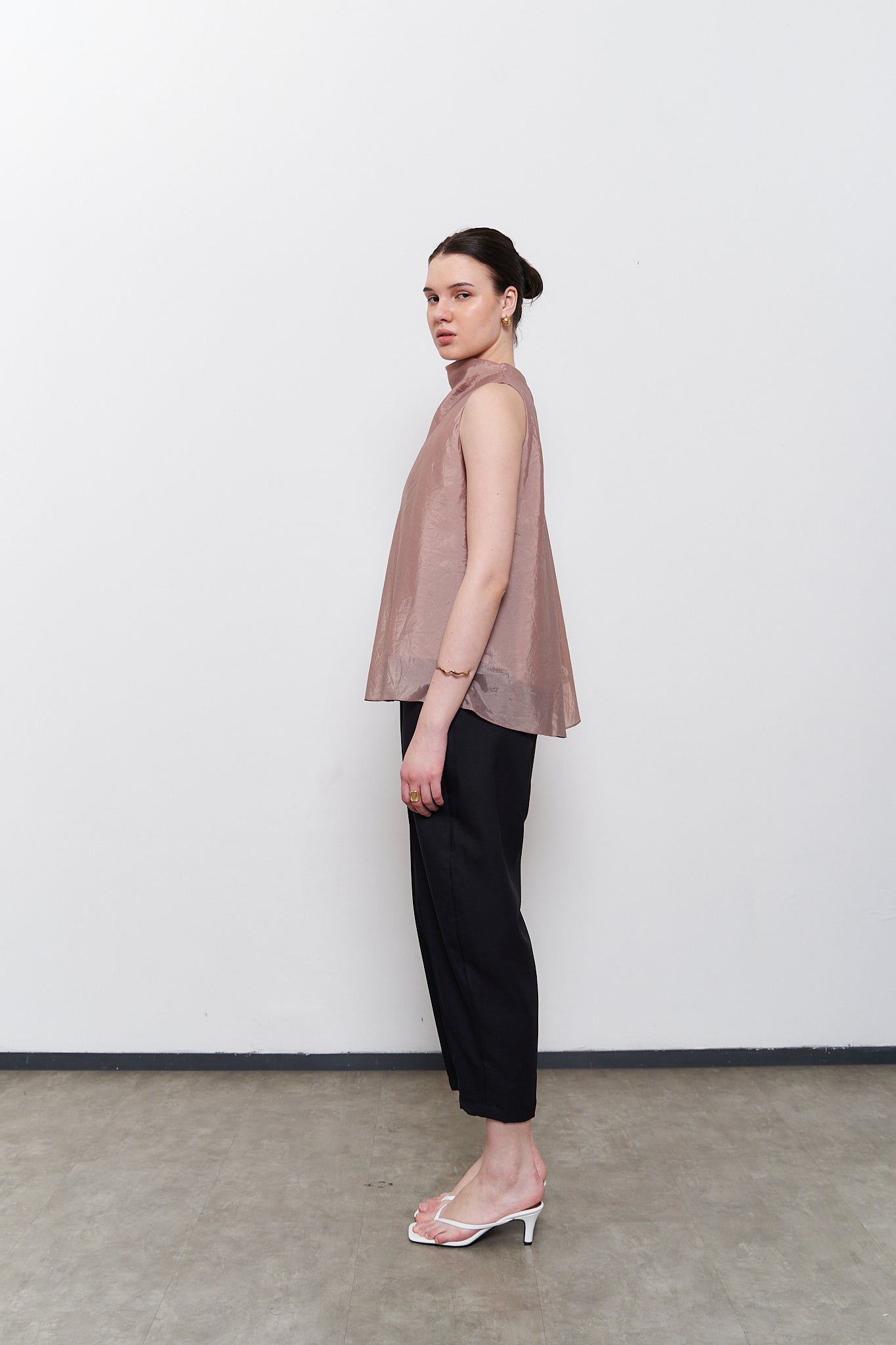 Sol Sheer Top - Taupe