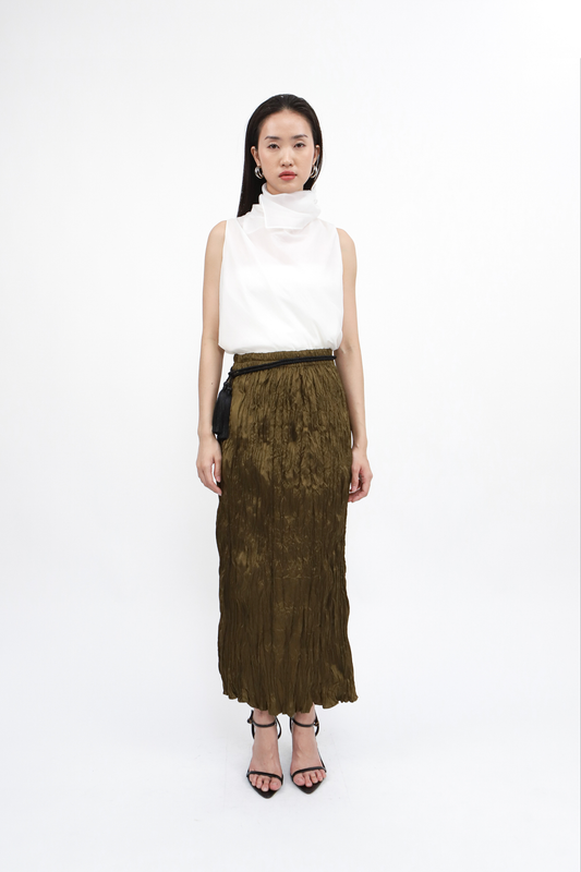 Thea Skirt - Dark Olive