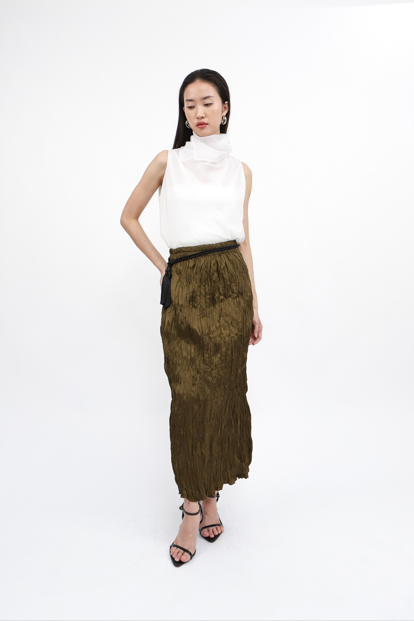 Thea Skirt - Dark Olive