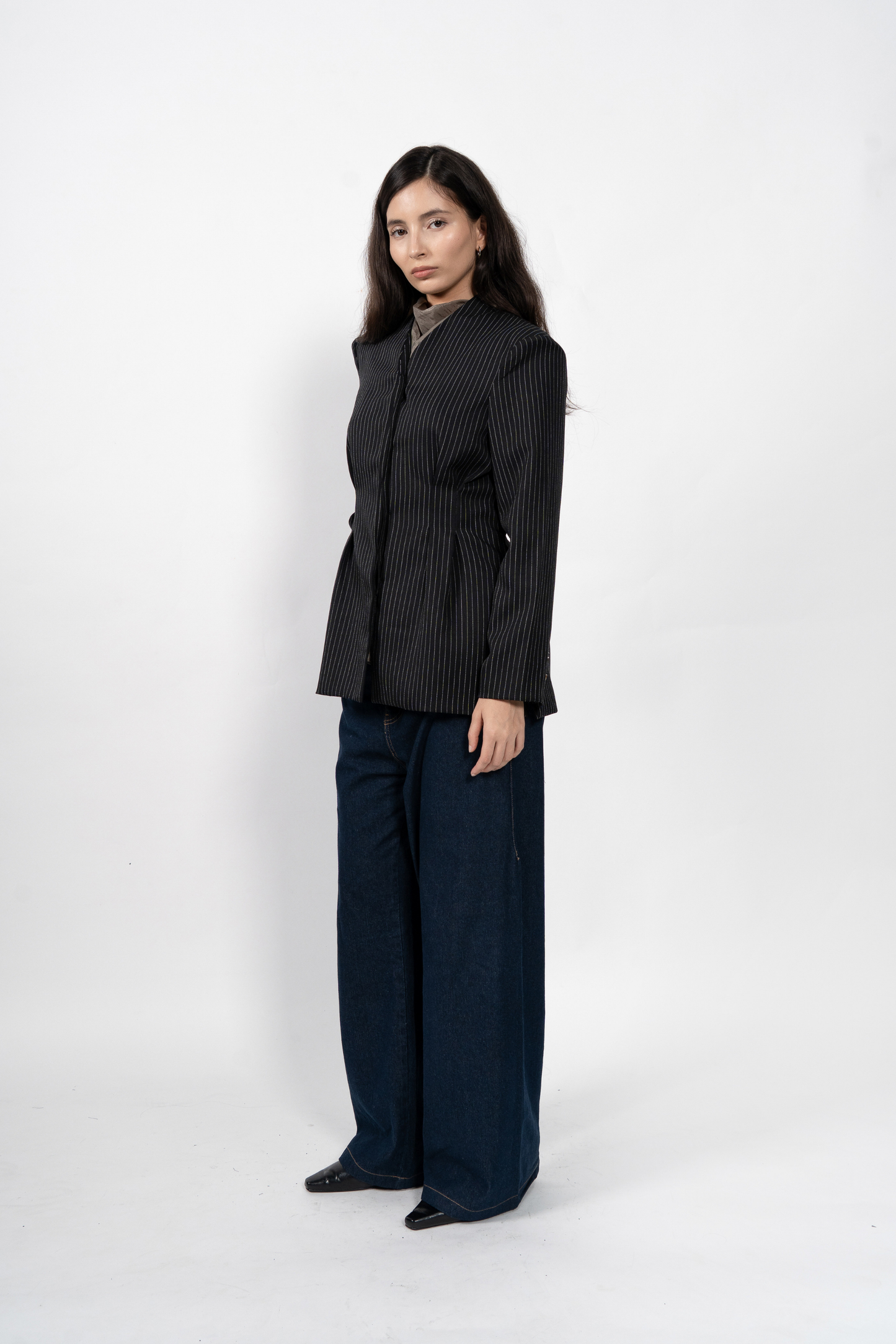 Trudy Top - Black Stripes