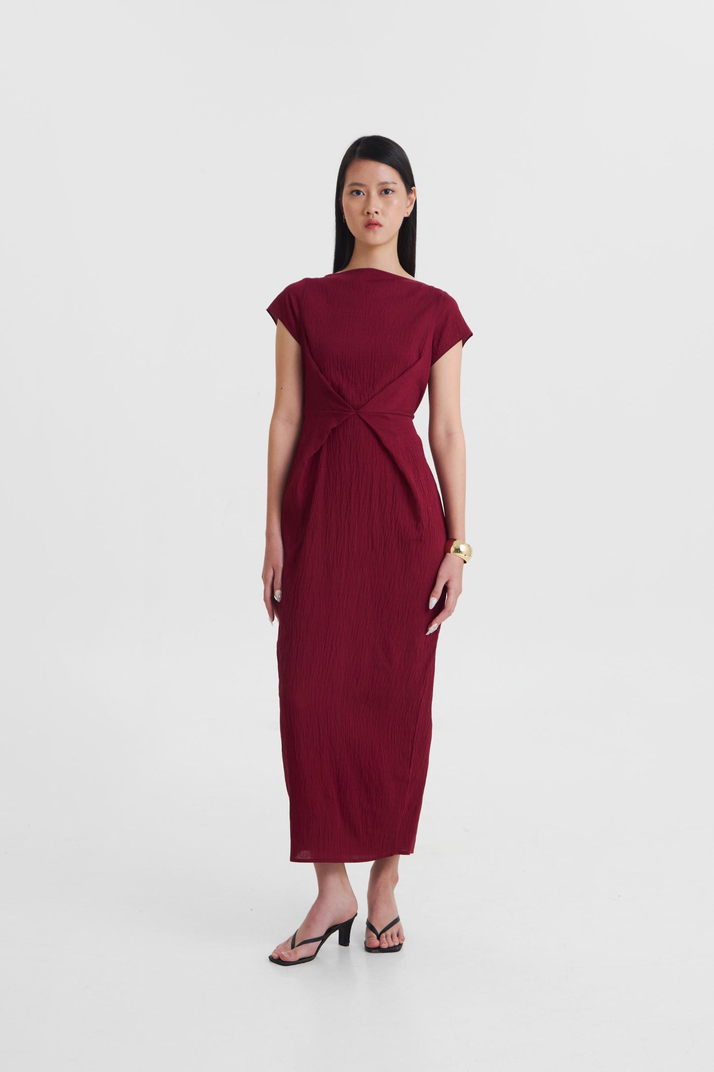 Luna Dress - Crimson Red