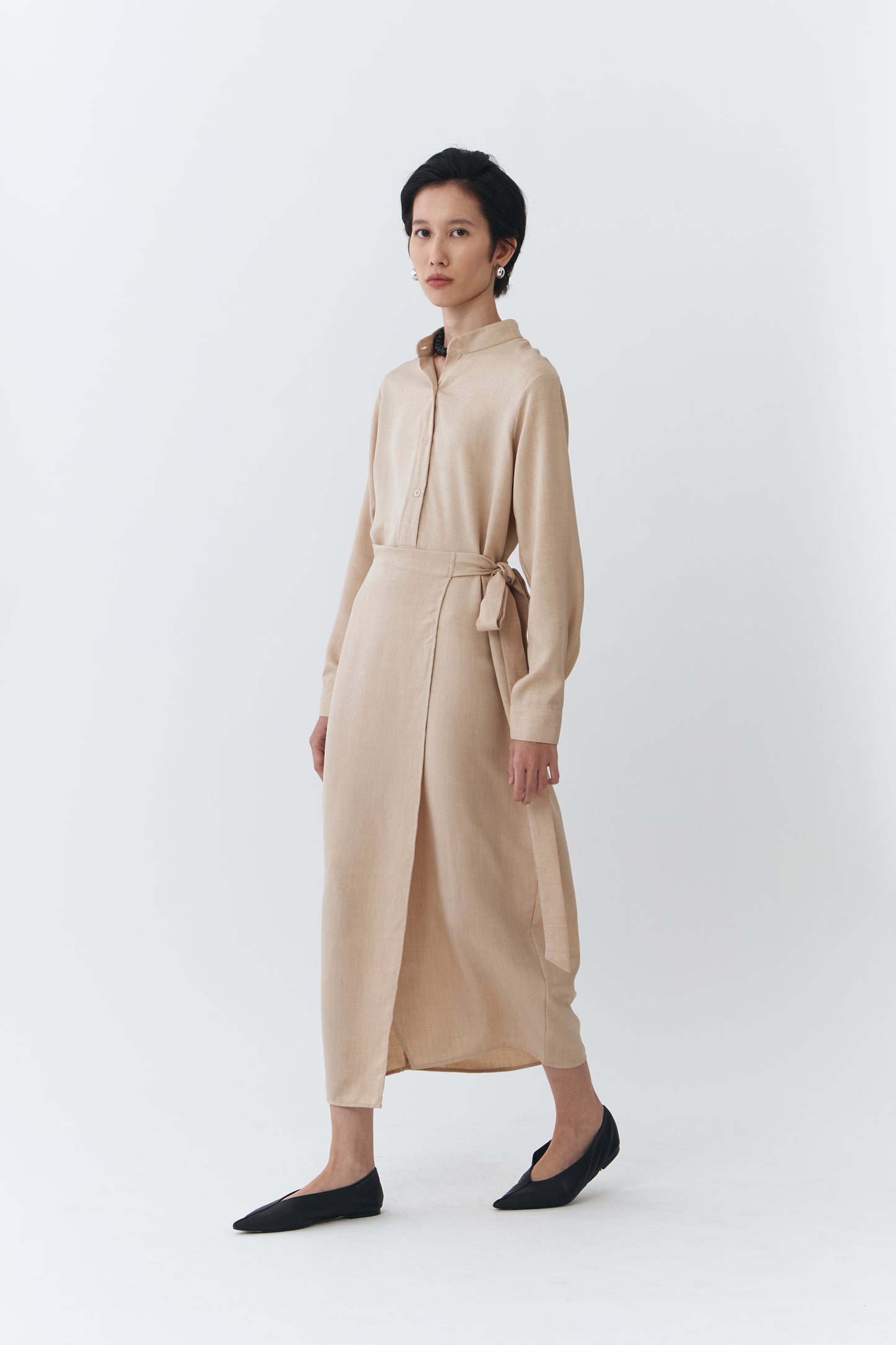 Sada Linen Dress - Cream