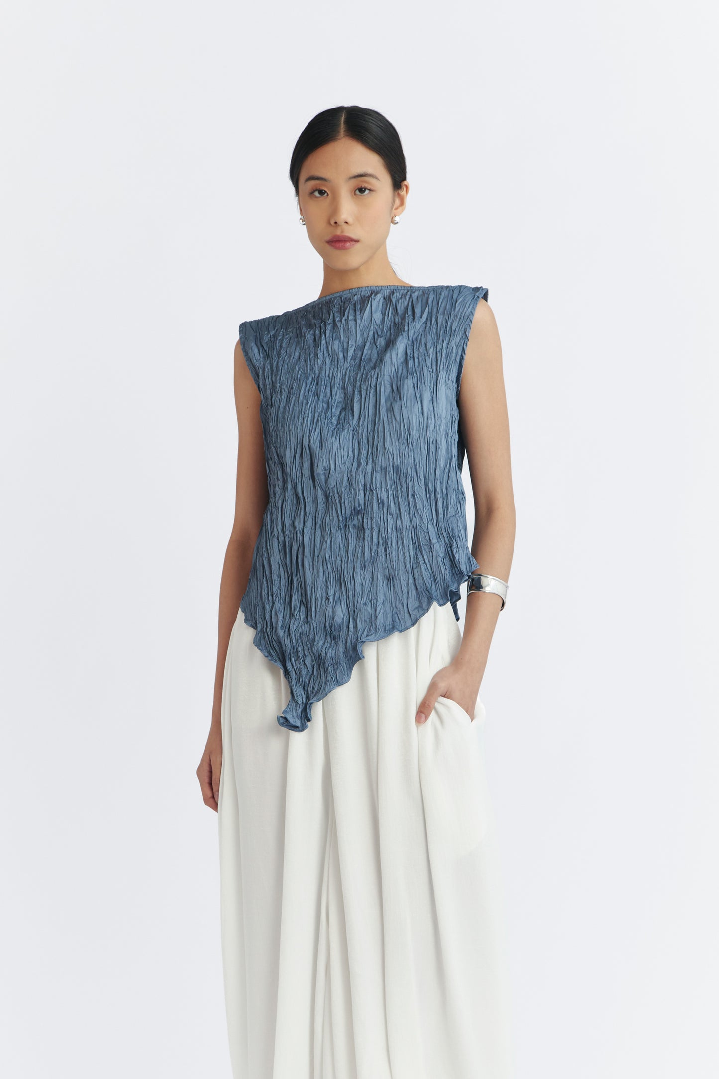 Bianca Top - Steel Blue