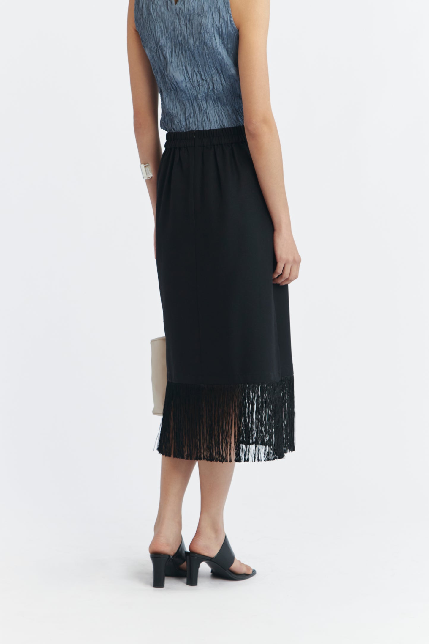 Fringe Skirt - Black