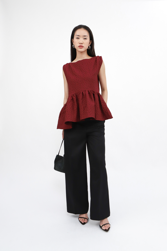 Florence Top - Maroon