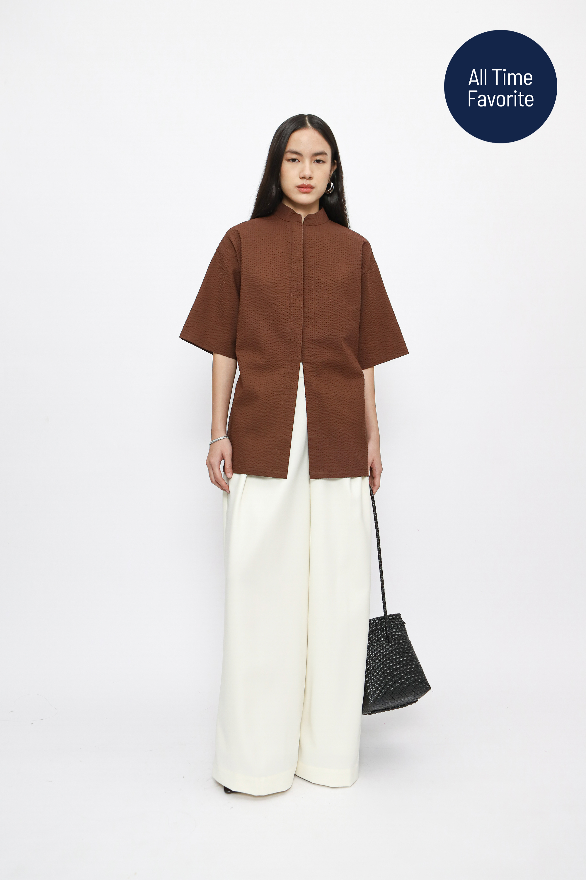 Moina Top - Brown