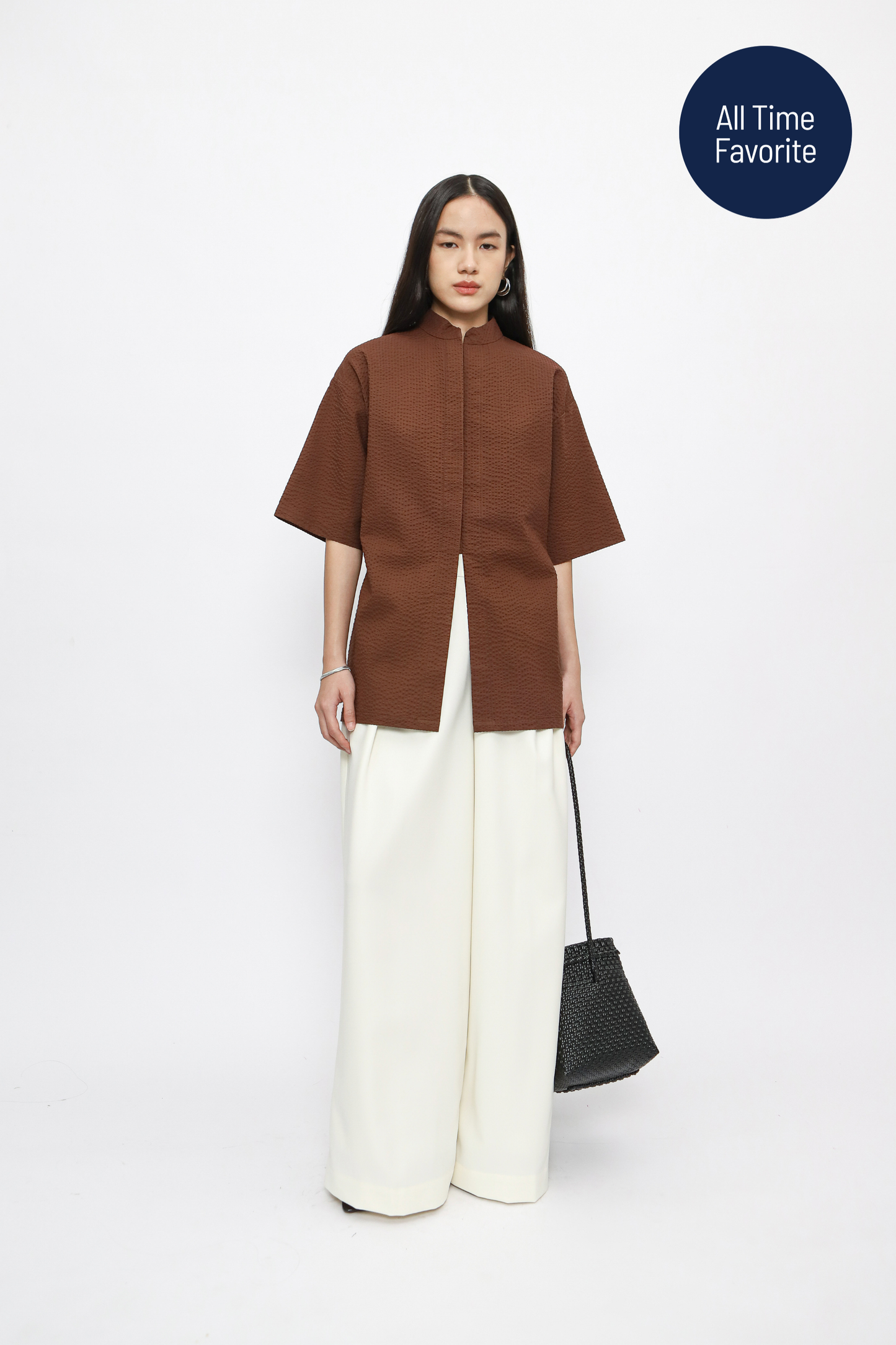 Moina Top - Brown
