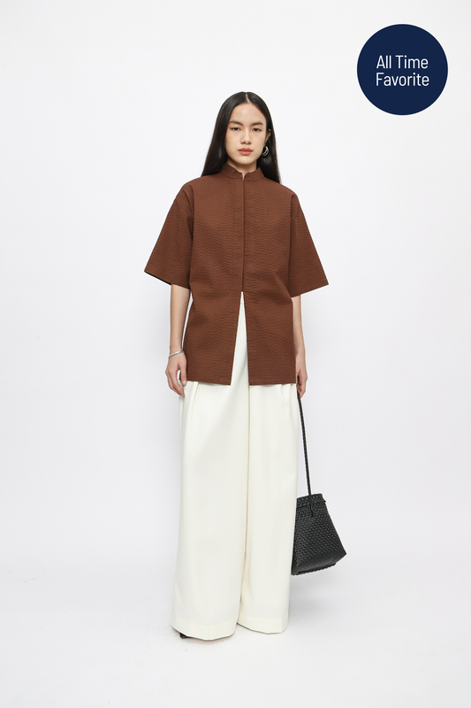 Moina Top - Brown