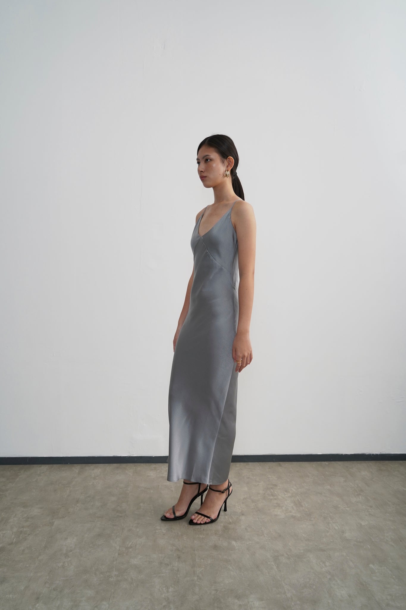 Slip Dress - Ash Grey Yourpafon Slip Dress - Ash Grey Yourpafon