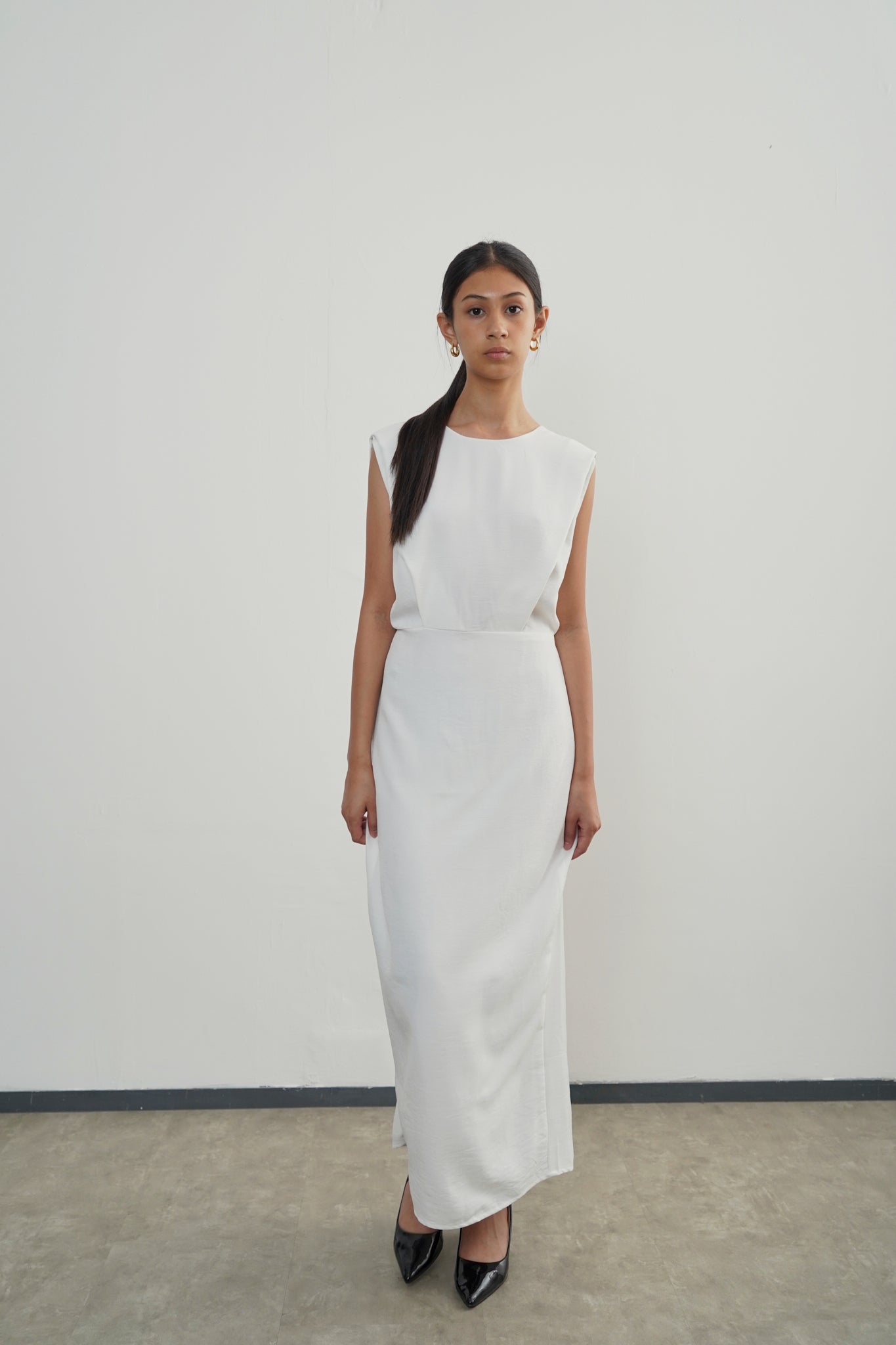 Gata Dress - Broken White