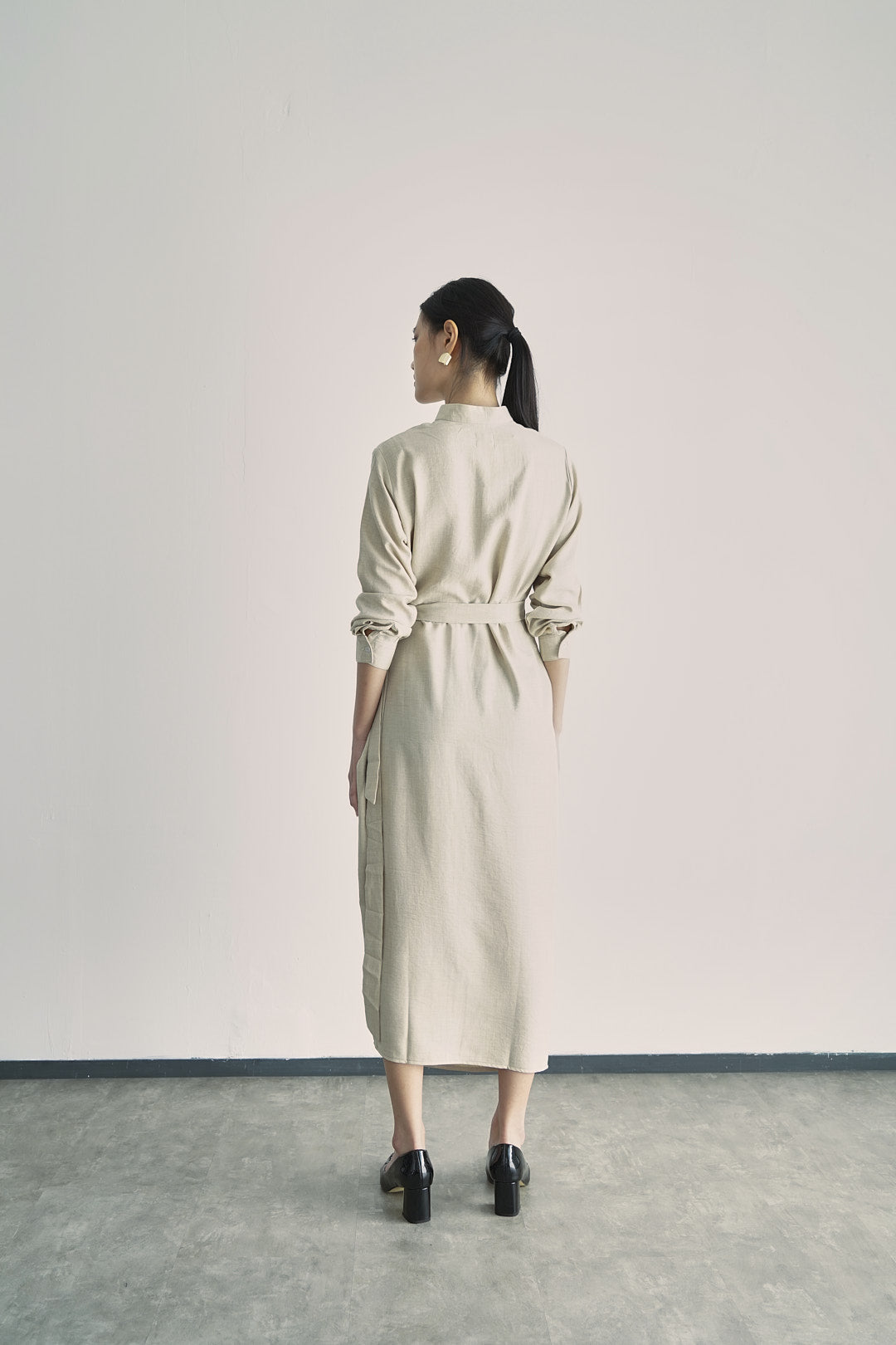 Sada Linen Dress - Cream