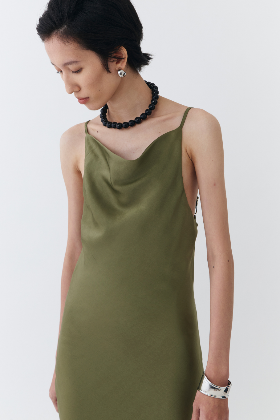 Goi Dress - Moss Green