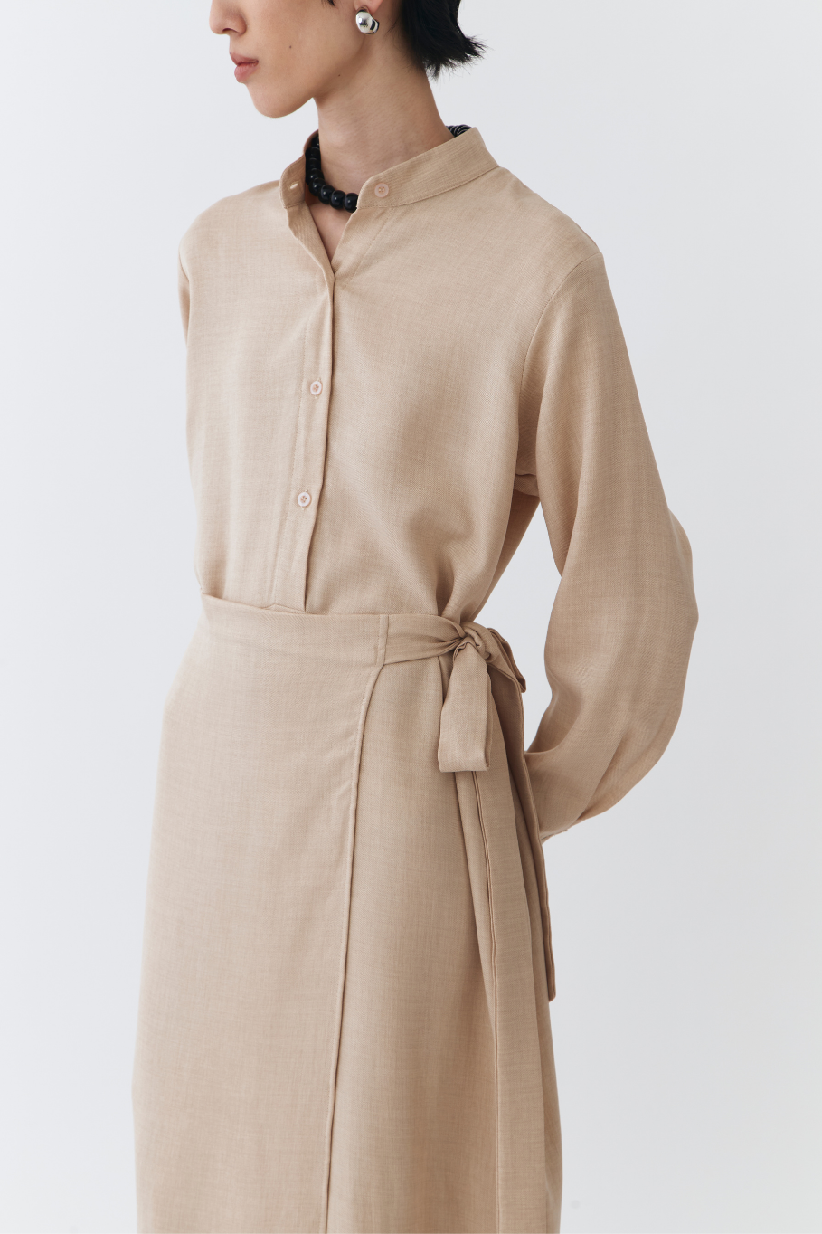Sada Linen Dress - Cream