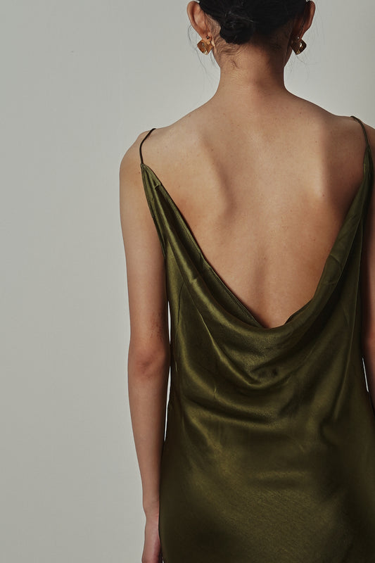 Esme Dress - Moss Green