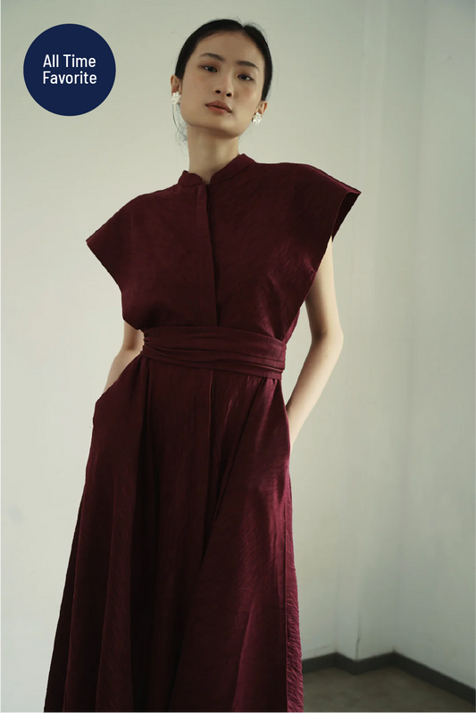 Lee Dress - Maroon