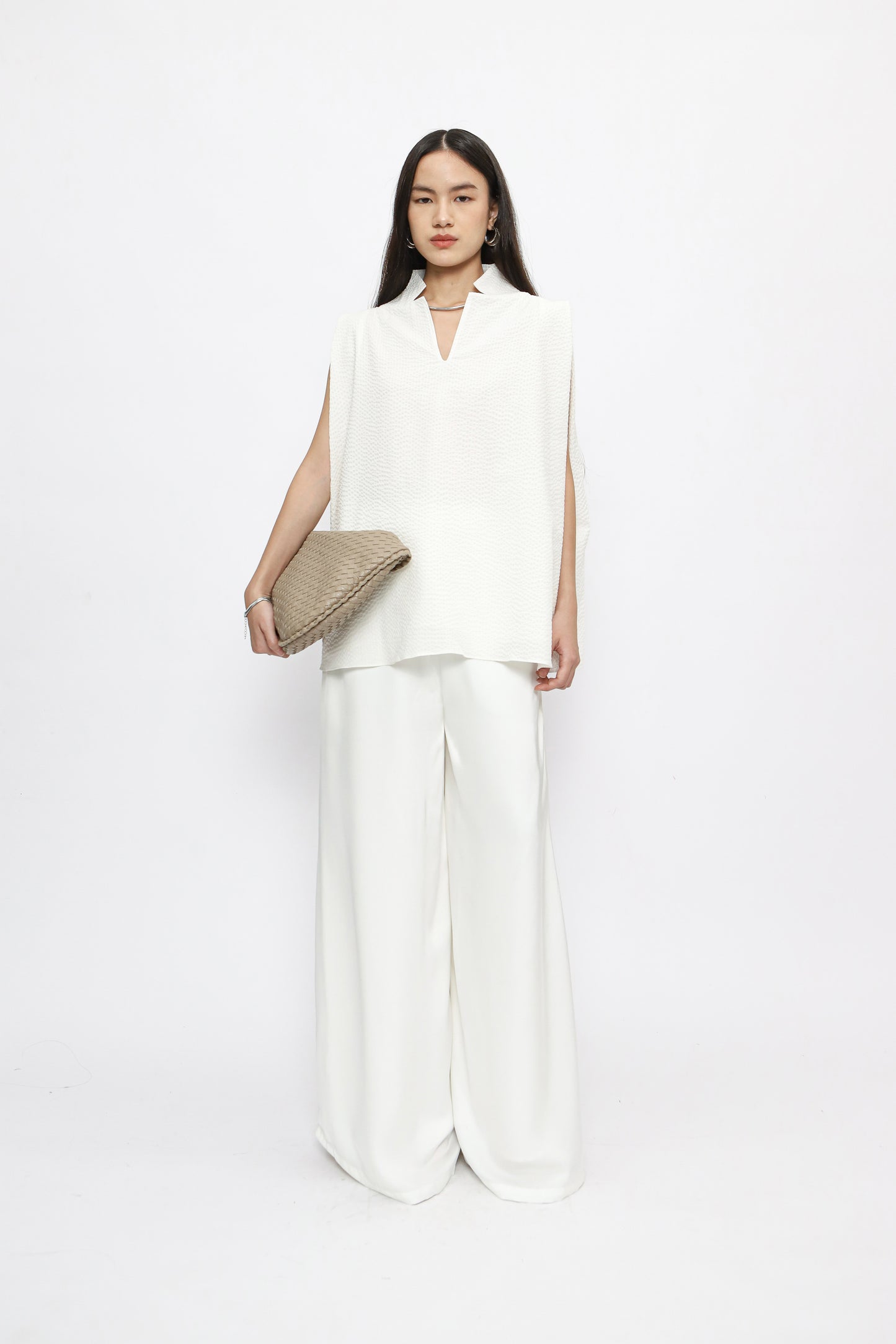 Camille Top - Broken White