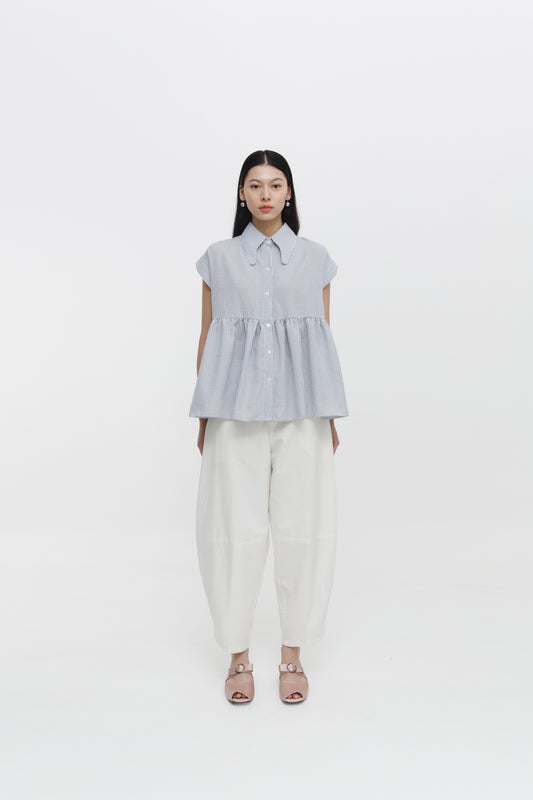 Kelly Top - Grey Stripes