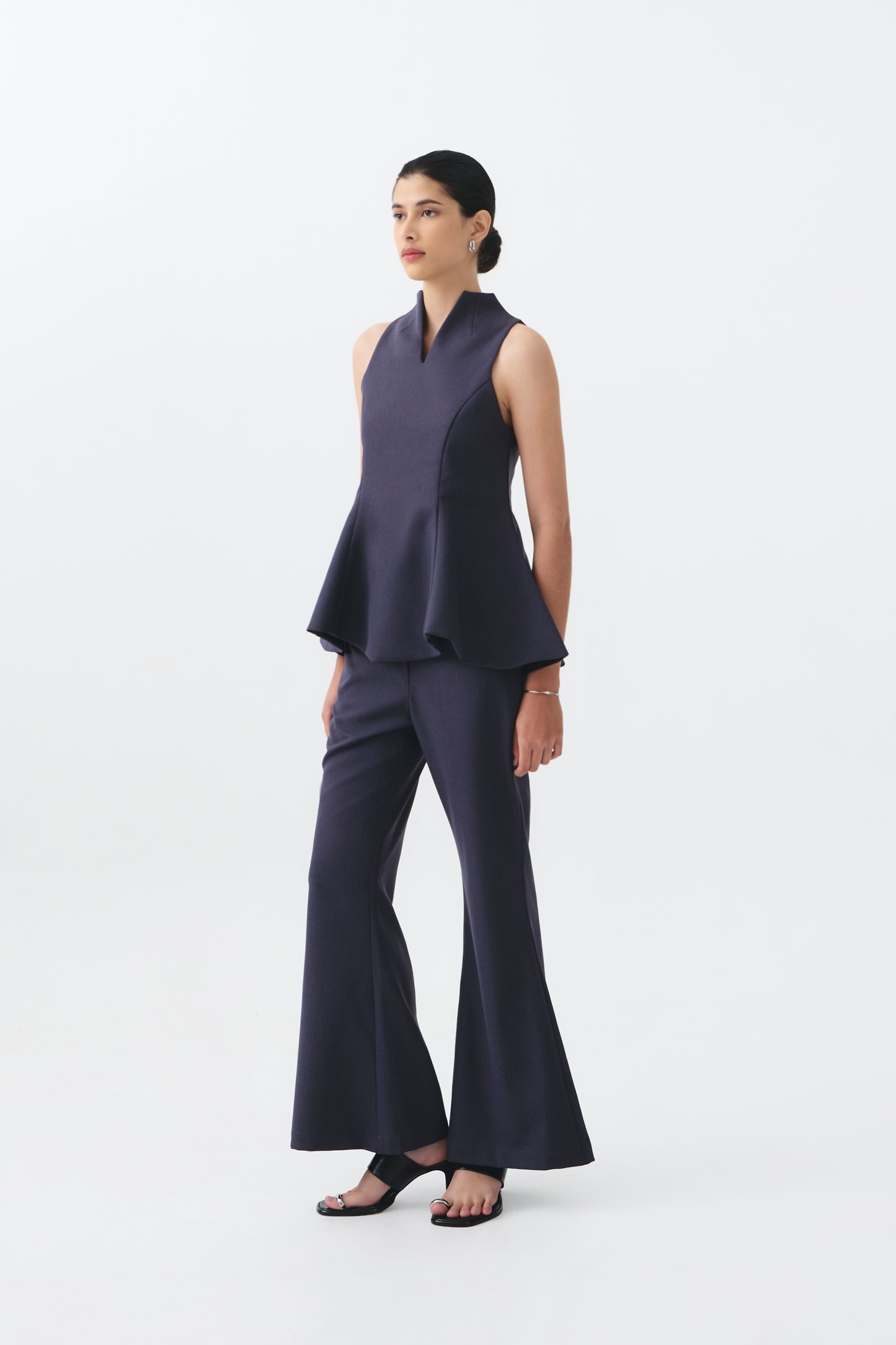 Letia Top - Stone Blue