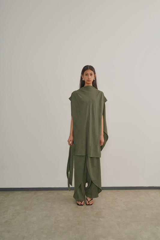 Oza Top - Moss Green