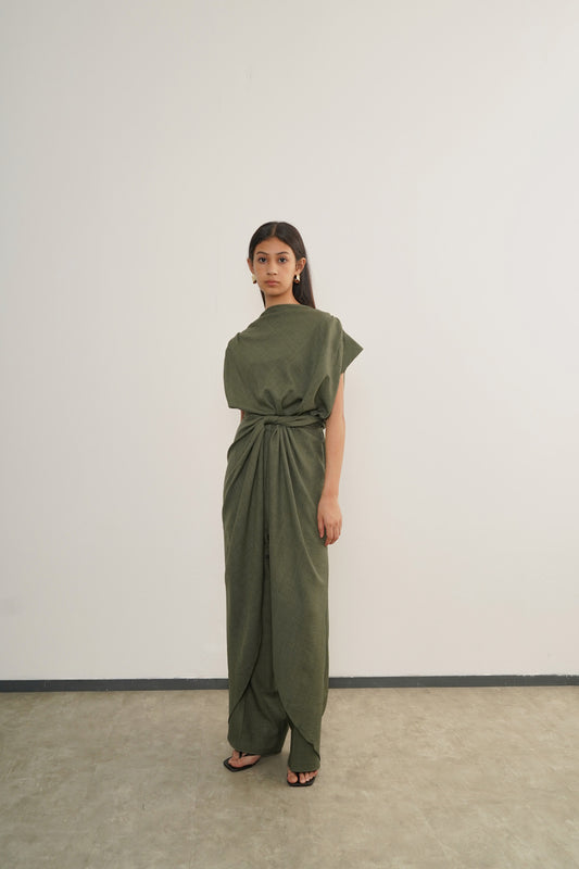 Aleta Pants - Moss Green