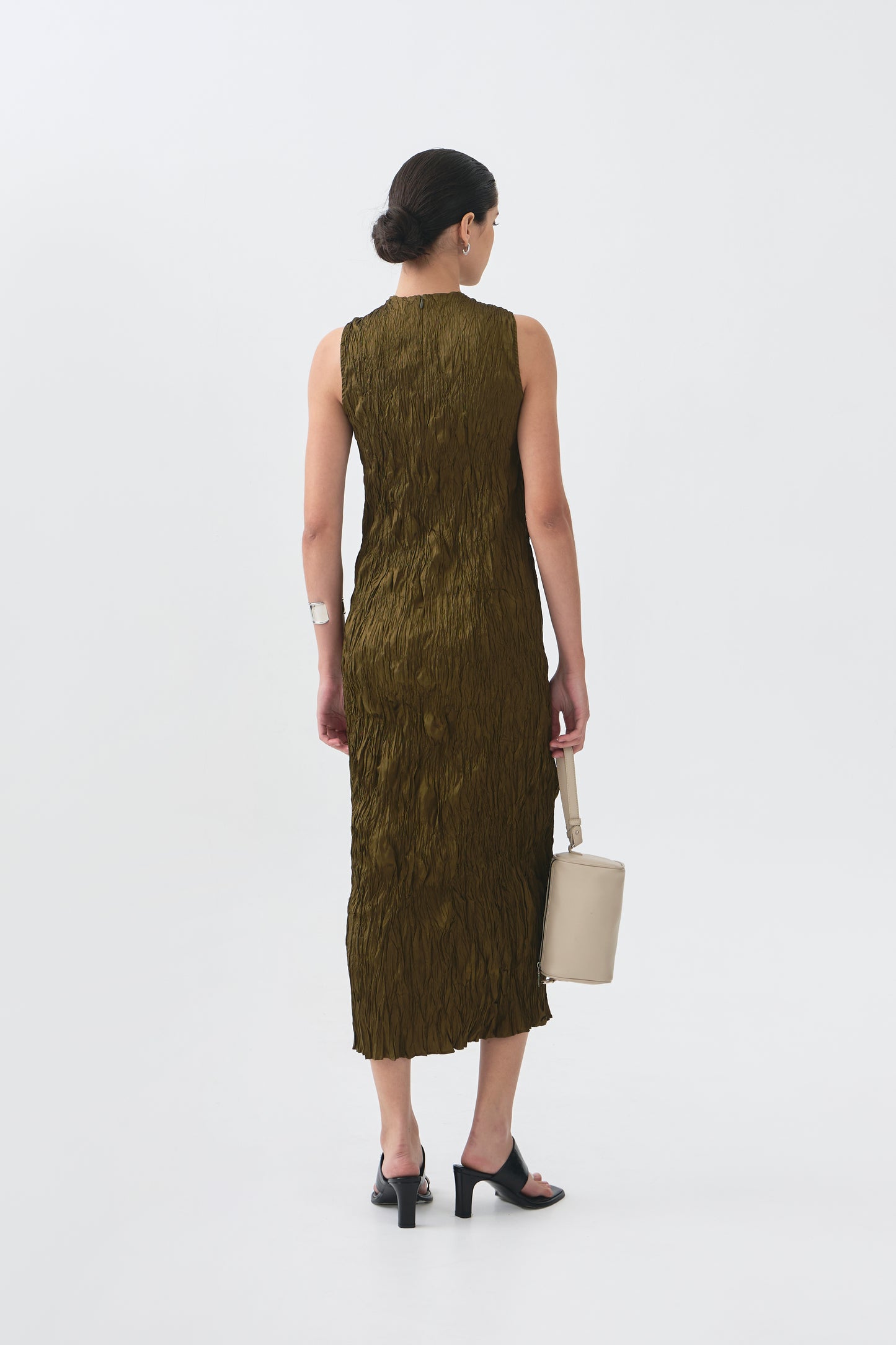 Cecille Dress - Dark Olive