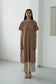 Basic Loose Dress - Brown