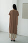 Basic Loose Dress - Brown