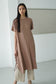 Basic Loose Dress - Brown