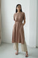 Basic Loose Dress - Brown