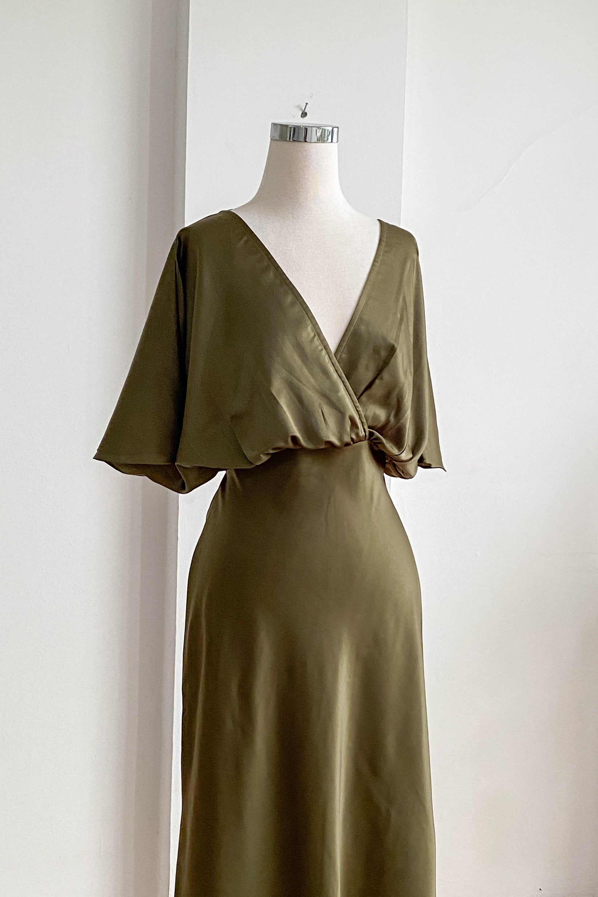 Lily Dress - Moss Green – Yourpafon