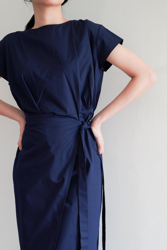 Akina Dress - Navy