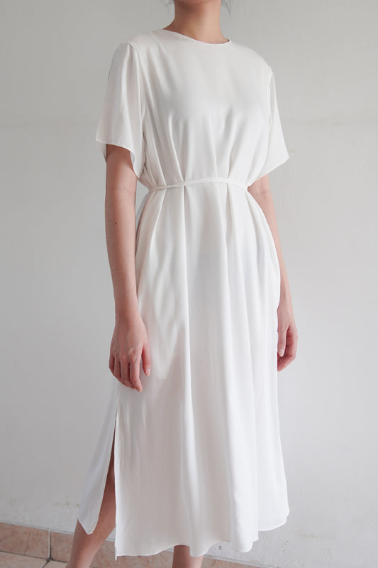 Basic Loose Dress - White